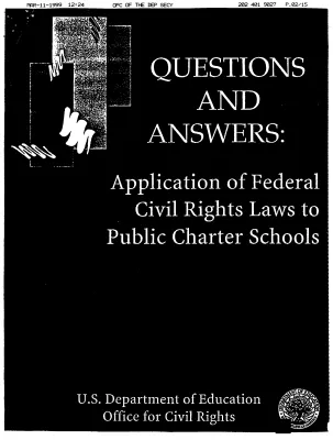 Charter Schools/Deseg[regation