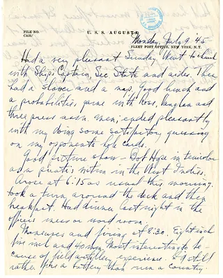 Longhand Note of President Harry S. Truman