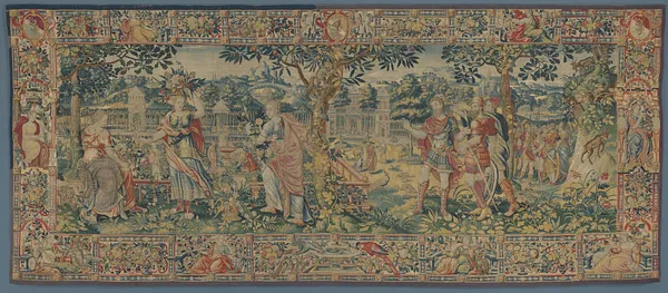 Romans Admiring the Sabine Women