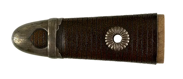 Tsuka with Silver Metalwork