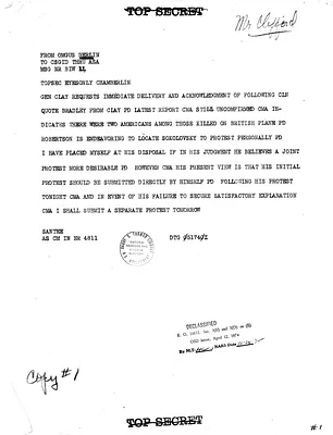 Message from General Lucius Clay