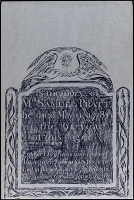 In memory of Mr. Samuel Pratt