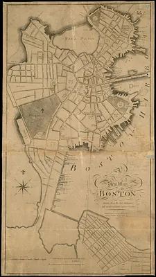 A new plan of Boston
