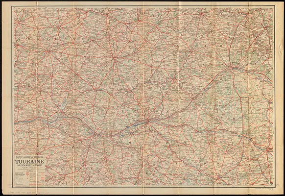 Cartes-guides Campbell Touraine, Orléanais, Anjou