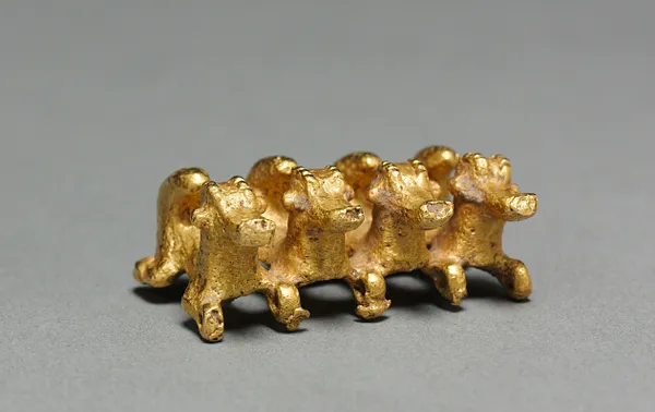 Curly-Tailed Animal Pendant
