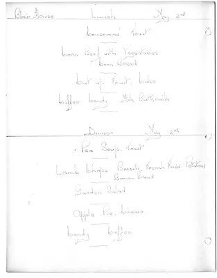 Blair House Lunch and Dinner Menu
