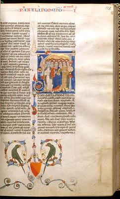 Leaf from Bentivoglio Bible