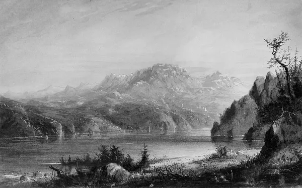 Lake and Mountain Scene