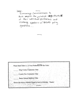 WHCCAM Commissioner Briefing Book, Seattle Town Hall, October 30-31, 2000 [1]
