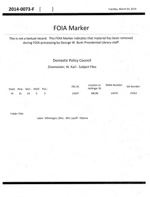 Labor: Wilmington, Ohio - DHL Layoff - Obama