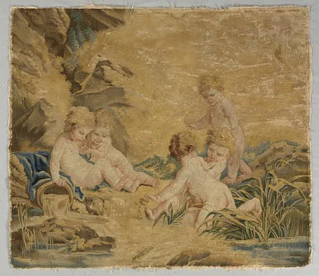 Children Playing: The Bath