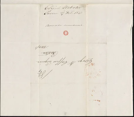 Elijah Webster to George Coffin, 27 February 1840