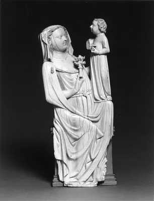 Virgin (seated) and child