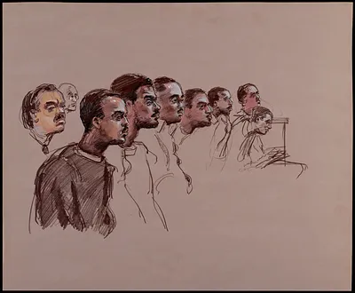 Courtroom scene