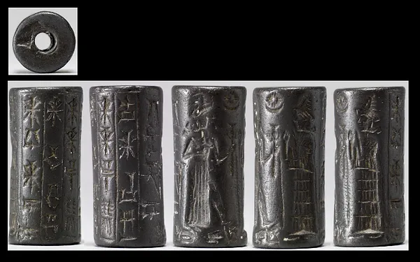 Cylinder Seal with a Presentation Scene