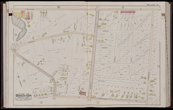 Atlas of the city of Boston, volume seven, Brighton, Mass.