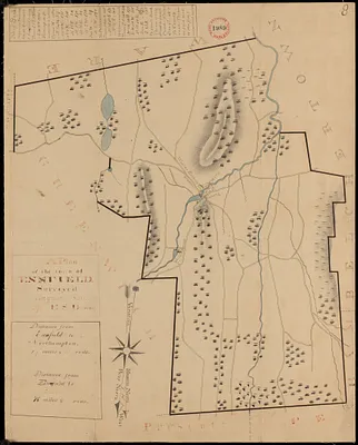 Plan of Enfield made by E. S. Darling, dated August, 1830