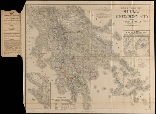 Das königreich Hellas oder Griechenland und die Ionischen Inseln (Ephtánisos)