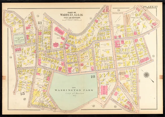 Atlas of the city of Boston, Roxbury