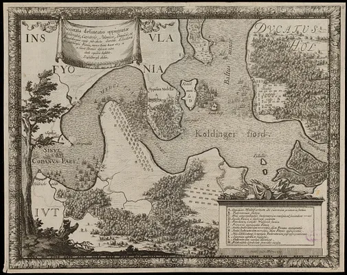 Accurata delineatio oppugnatae a faederatis, Caesareis, Polonicis, Danicis, et Brandeburgicis copijs sub-ductu Seren: Electoris Brandenburgici Fioniae, mense Iunio anno 1659 et á Suecis Strenuè defensae cum clade repulsis hostibus