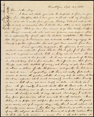 Letter from William Lloyd Garrison, Brooklyn, [Conn.], to Samuel Joseph May, Sept. 23, 1836