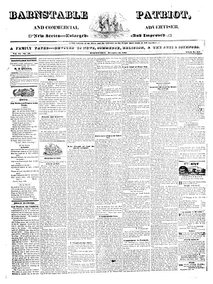 Barnstable Patriot, and Commercial Advertiser