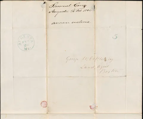 Samuel Cony to George Coffin, 26 February 1850