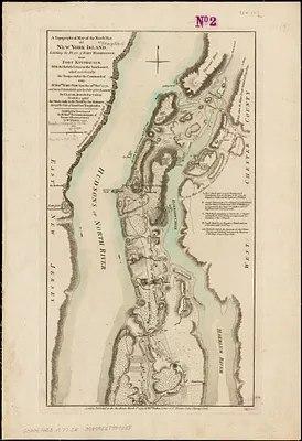 A topographical map of the northn. part of New York Island, exhibiting the plan of Fort Washington, now Fort Knyphausen, with the rebels lines to the southward, which were forced by the troops under the command of the Rt. Honble. Earl Percy, on the 16th Novr. 1776, and survey'd immediately after by order of his Lordship