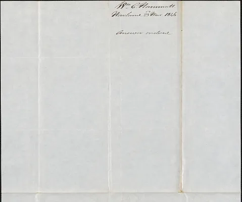 William C. Hammatt to George Coffin, 23 March 1846