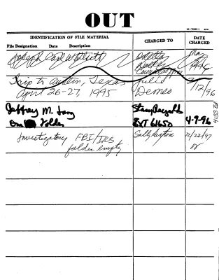 Investigatory/FBI/IRS