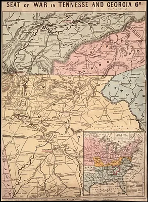 Seat of war in Tennesse and Georgia