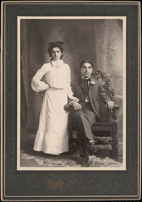 Studio portrait of Racheal Abdalian and Leon Abdalian