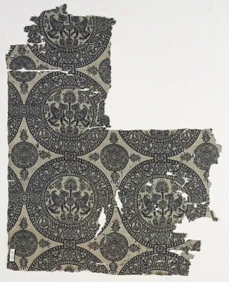 Fragments with Griffins in Roundels