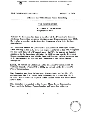 Scranton, William W. [Biography]