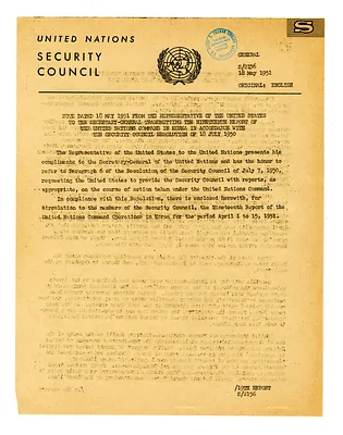 19th Report of the United Nations Command Operations in Korea for the Period 1-15 April 1951