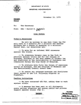Iran Update: November 19, 1979