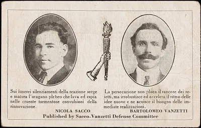 Nicola Sacco, Bartolomeo Vanzetti