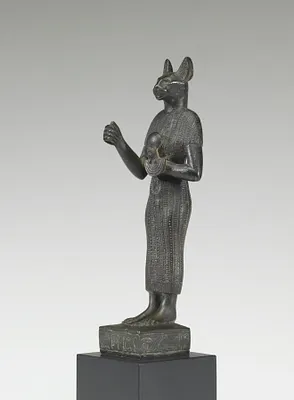Bastet Holding an Aegis
