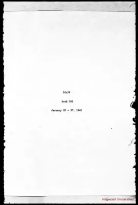 Volume 351, January 25 – January 27, 1940