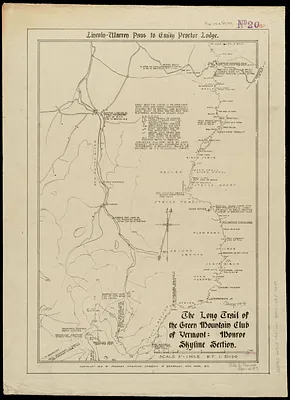 The Long Trail of the Green Mountain Club