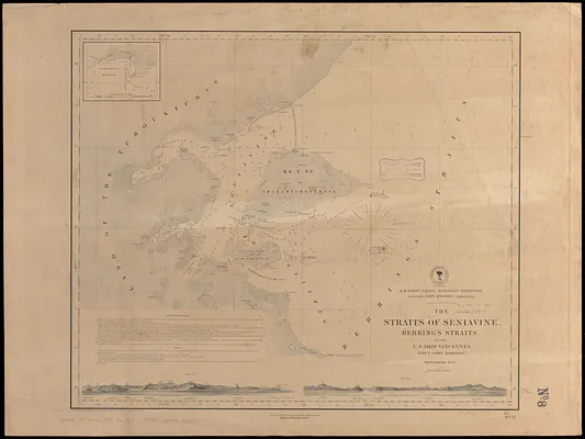 The Straits of Seniavine, Behring's Straits