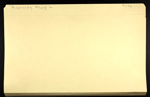 Reynolds, Mary L.