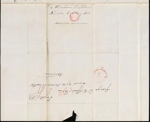 Abraham B. Adams to George Coffin, 1 May 1833