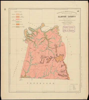 Map of Clinton County