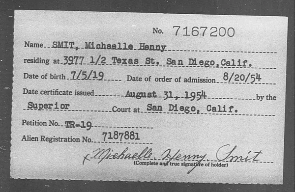 Smit, Michaelle Henny - 1954
