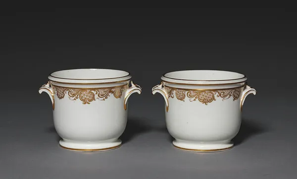 Pair of Wine Coolers (Seau à demi-bouteille)