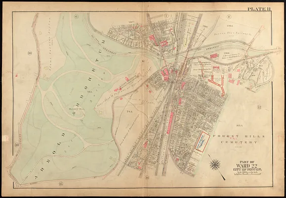 Atlas of the city of Boston, West Roxbury