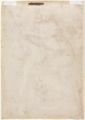 Two Sketches of a Mother and Child (verso)