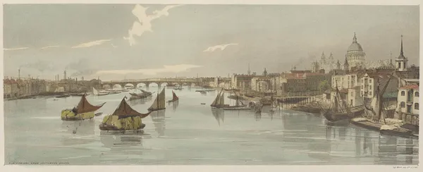 London As It Is:  Blackfriars, from Southwark Bridge