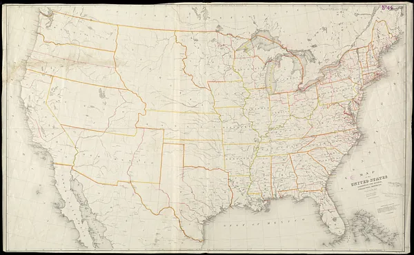 Map of the United States exhibiting the several collection districts